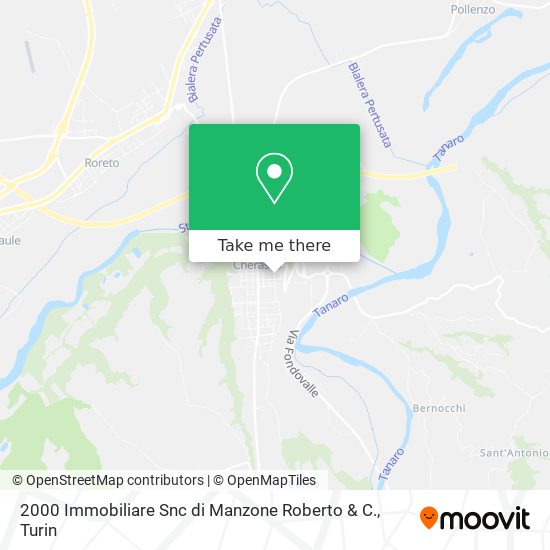 2000 Immobiliare Snc di Manzone Roberto & C. map