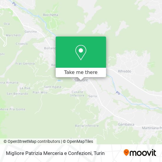 Migliore Patrizia Merceria e Confezioni map