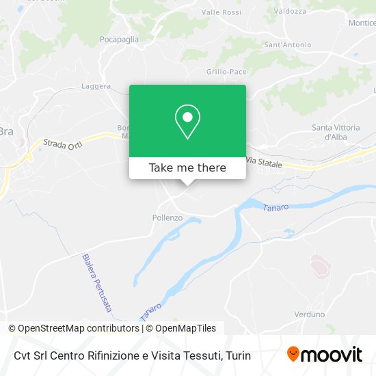 Cvt Srl Centro Rifinizione e Visita Tessuti map