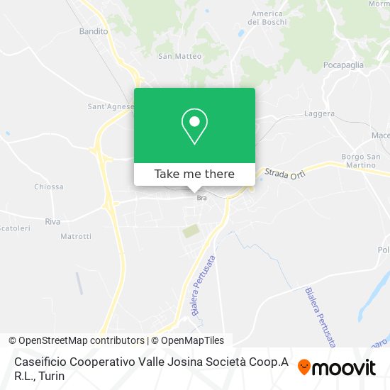 Caseificio Cooperativo Valle Josina Società Coop.A R.L. map