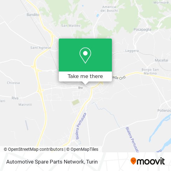 Automotive Spare Parts Network map