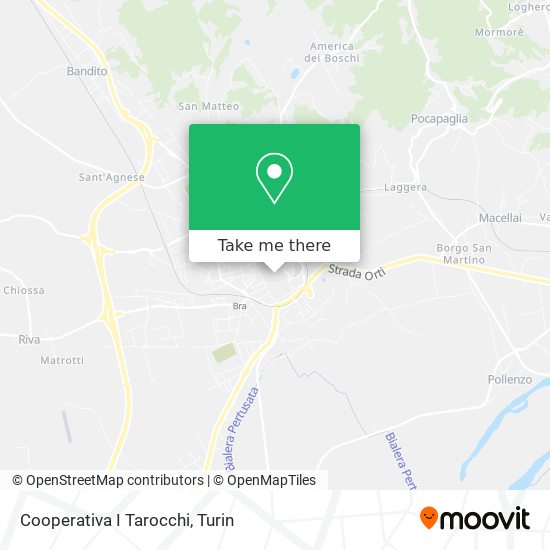 Cooperativa I Tarocchi map