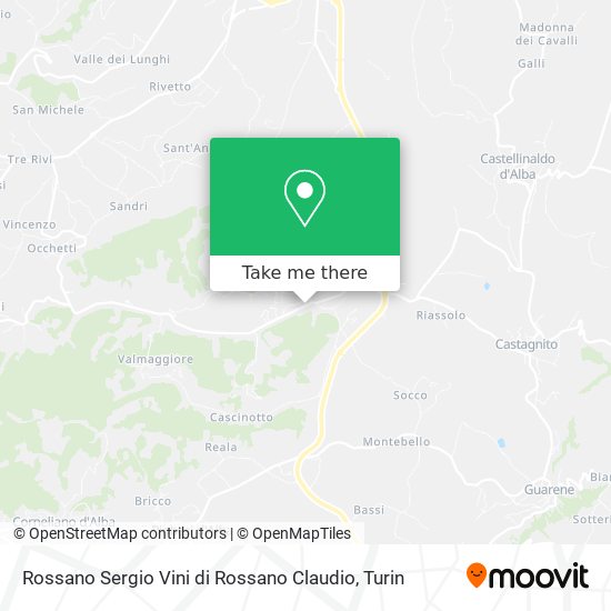 Rossano Sergio Vini di Rossano Claudio map