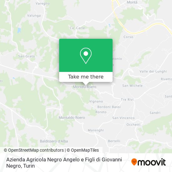 Azienda Agricola Negro Angelo e Figli di Giovanni Negro map