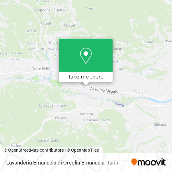 Lavanderia Emanuela di Oreglia Emanuela map