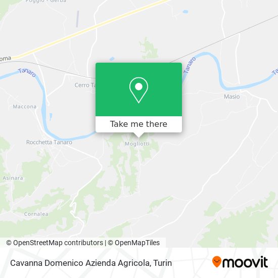 Cavanna Domenico Azienda Agricola map