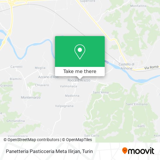 Panetteria Pasticceria Meta Ilirjan map