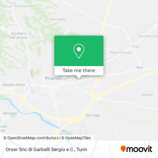 Orser Snc di Garbelli Sergio e C. map