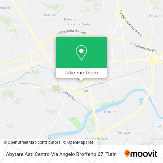Abytare Asti Centro Via Angelo Brofferio 67 map