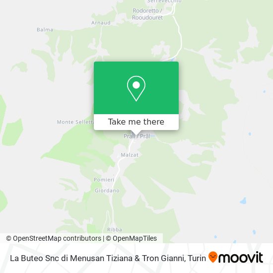 La Buteo Snc di Menusan Tiziana & Tron Gianni map