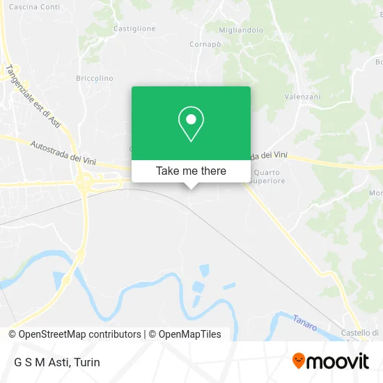 G S M Asti map