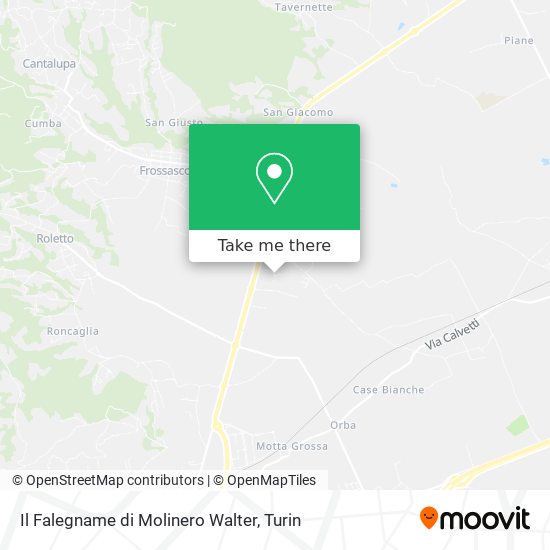 Il Falegname di Molinero Walter map