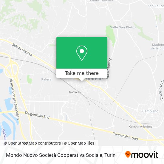 Mondo Nuovo Società Cooperativa Sociale map