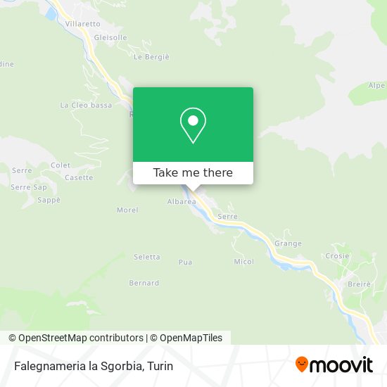Falegnameria la Sgorbia map