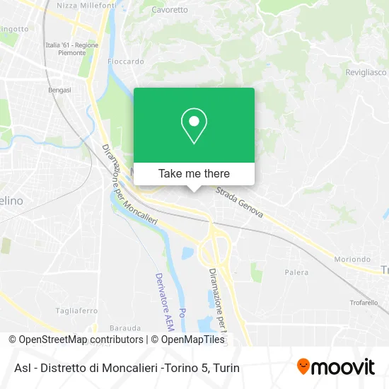 Asl - Distretto di Moncalieri -Torino 5 map