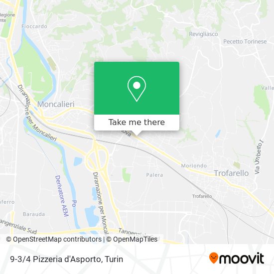 9-3/4 Pizzeria d'Asporto map
