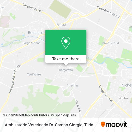 Ambulatorio Veterinario Dr. Campo Giorgio map