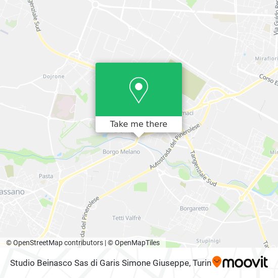 Studio Beinasco Sas di Garis Simone Giuseppe map