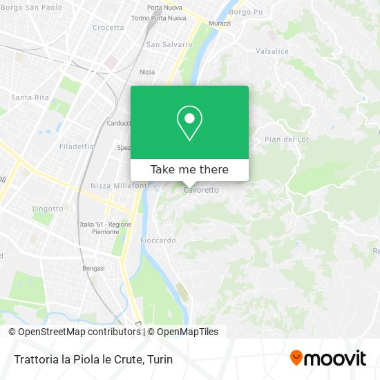 Trattoria la Piola le Crute map