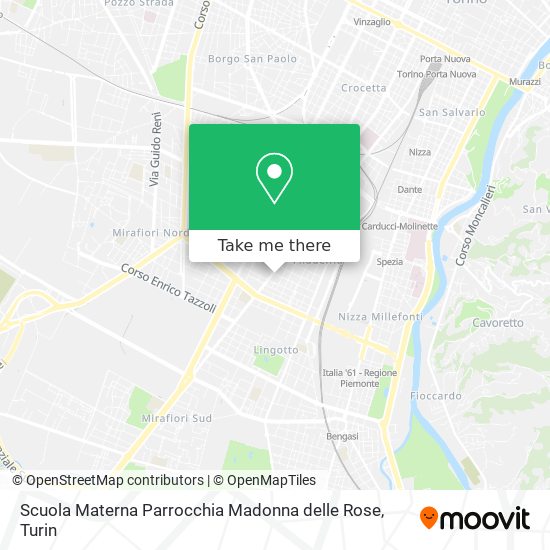 Scuola Materna Parrocchia Madonna delle Rose map
