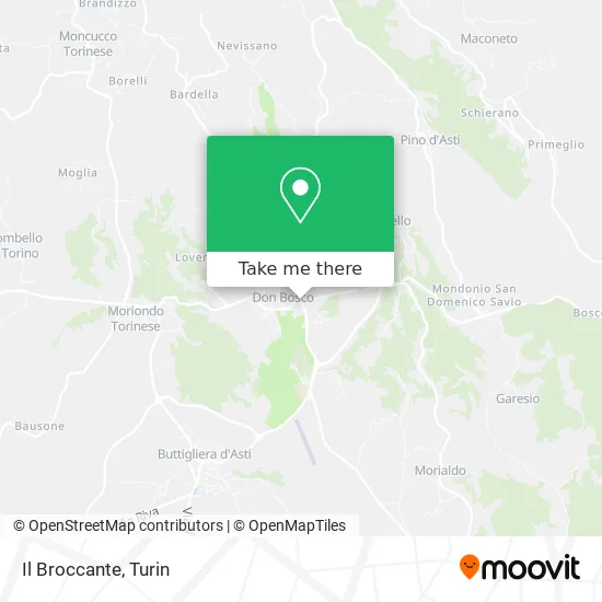 Il Broccante map