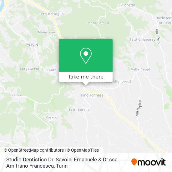 Studio Dentistico Dr. Savoini Emanuele & Dr.ssa Amitrano Francesca map