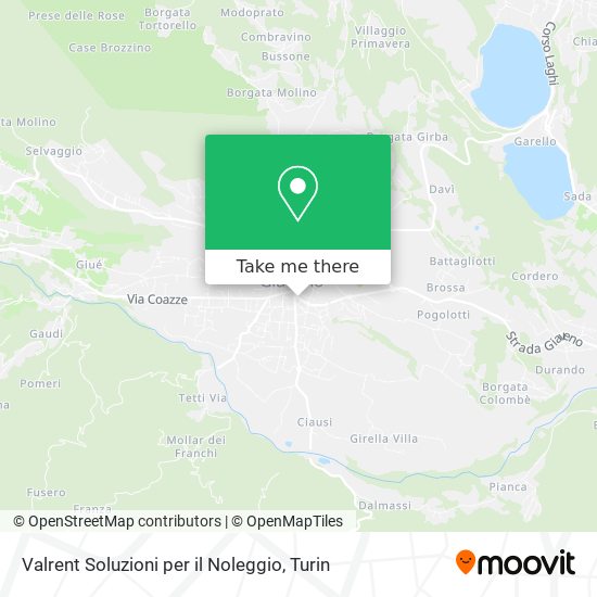 Valrent Soluzioni per il Noleggio map