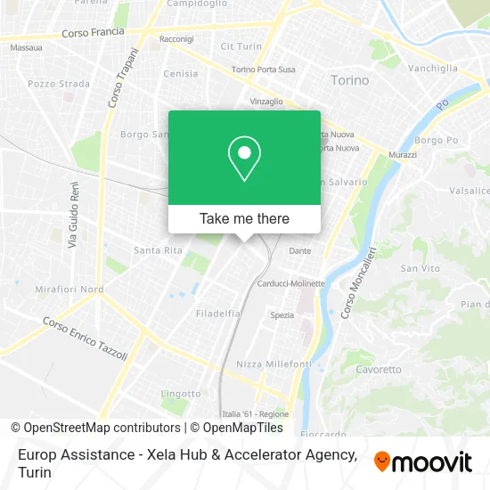 Europ Assistance - Xela Hub & Accelerator Agency map