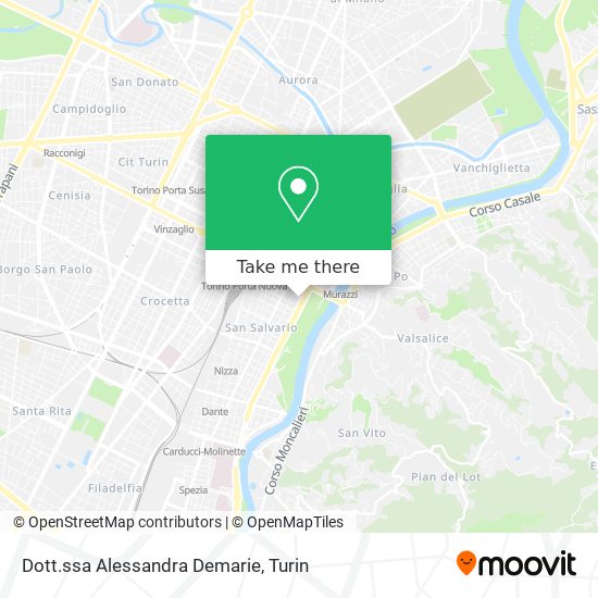 Dott.ssa Alessandra Demarie map