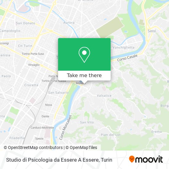 Studio di Psicologia da Essere A Essere map