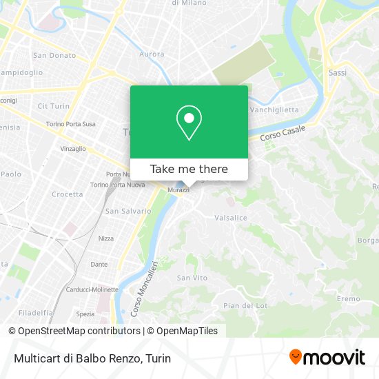 Multicart di Balbo Renzo map
