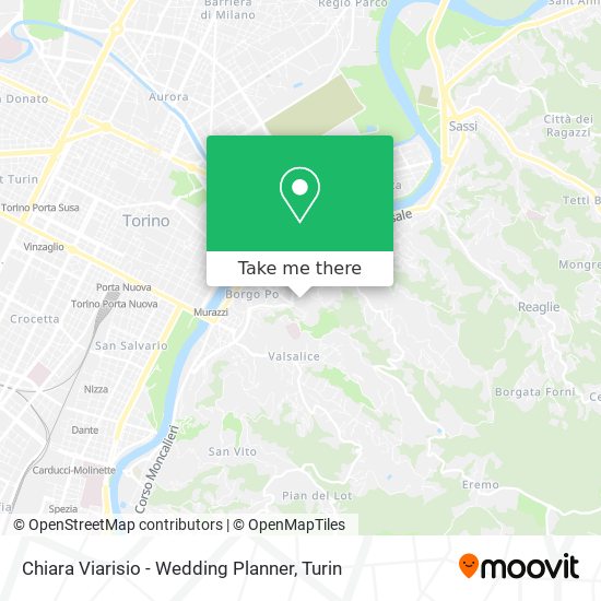 Chiara Viarisio - Wedding Planner map