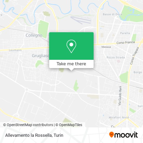 Allevamento la Rossella map