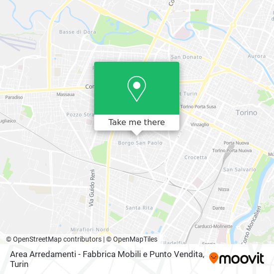 Area Arredamenti - Fabbrica Mobili e Punto Vendita map
