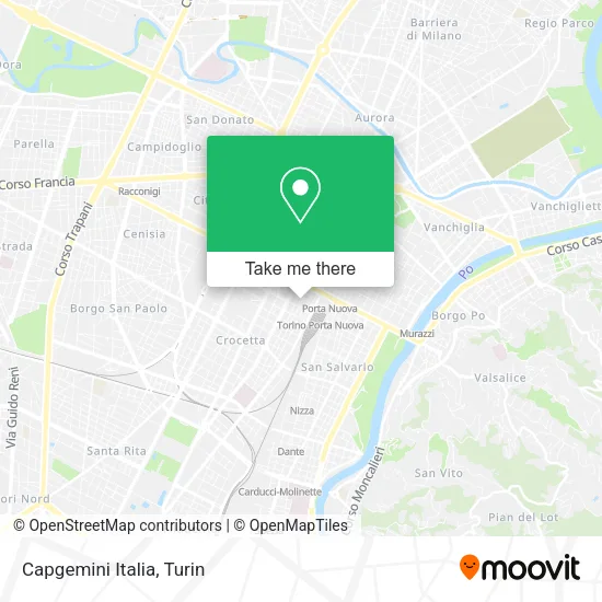 Capgemini Italia map