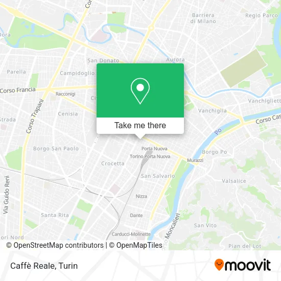 Caffè Reale map