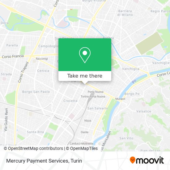 Mercury Payment Services map