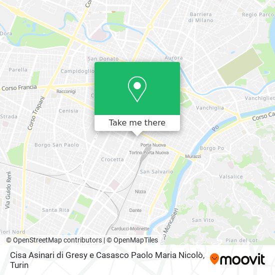 Cisa Asinari di Gresy e Casasco Paolo Maria Nicolò map