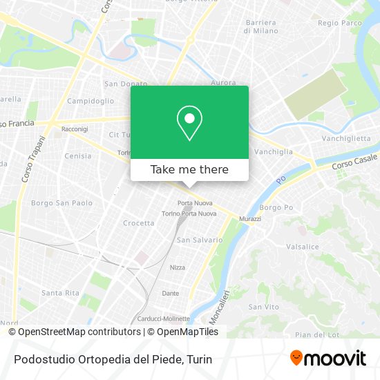 Podostudio Ortopedia del Piede map