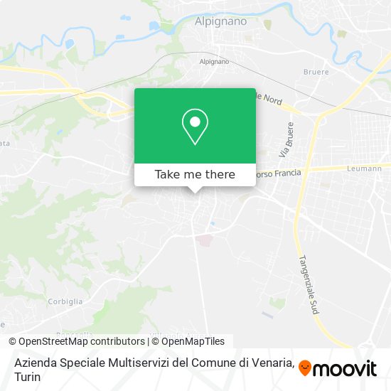 Azienda Speciale Multiservizi del Comune di Venaria map