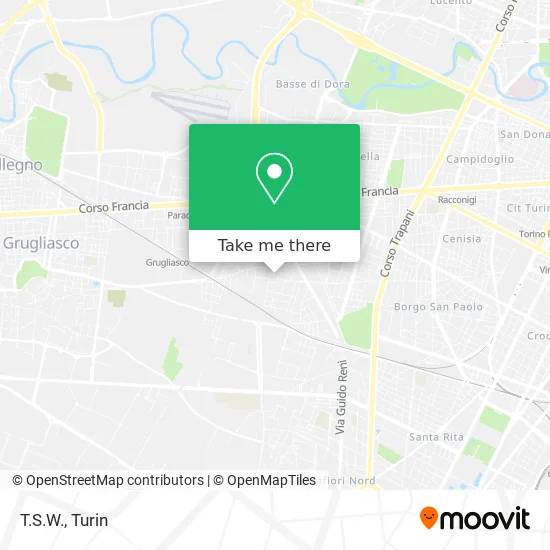 T.S.W. map
