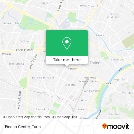 Fineco Center map