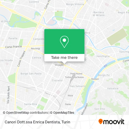 Dr. Enrica Canori Dentist map