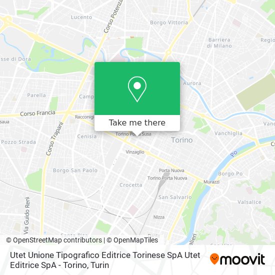 Utet Unione Tipografico Editrice Torinese SpA Utet Editrice SpA - Torino map