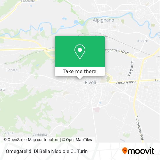Omegatel di Di Bella Nicolo e C. map