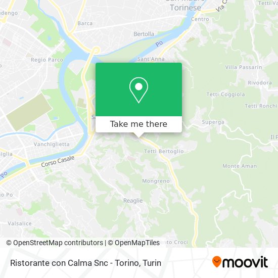 Ristorante con Calma Snc - Torino map