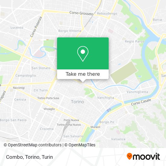 Combo, Torino map