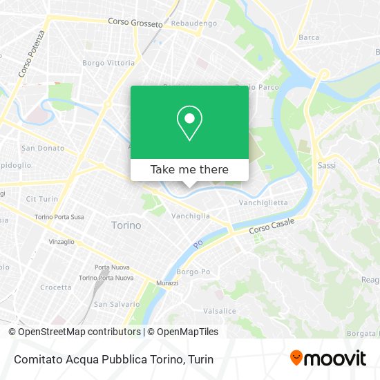 Comitato Acqua Pubblica Torino map
