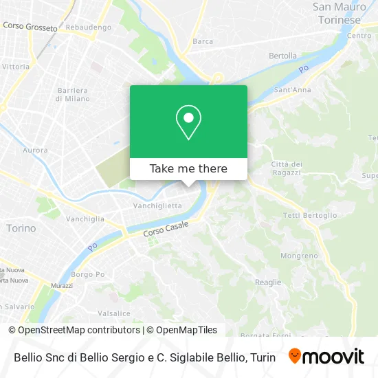 Bellio Snc di Bellio Sergio e C. Siglabile Bellio map