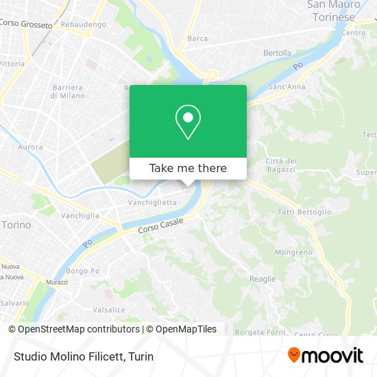 Studio Molino Filicett map